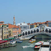 Rialto Bridge Venice Italy Poster