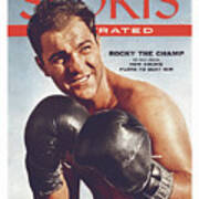 Rocky Marciano, Heavyweight Boxing Sports Illustrated Cover Poster