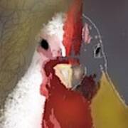 Rooster - Abstract Painting Poster