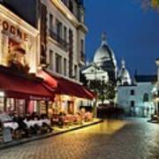 Sacre Coeur & Montmartre In Paris Poster