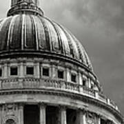Saint Pauls Cathedral Dramatic Sky Poster