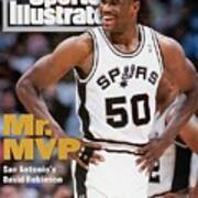 San Antonio Spurs David Robinson... Sports Illustrated Cover Poster