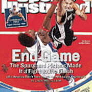 San Antonio Spurs Tim Duncan, 2005 Nba Finals Sports Illustrated Cover Poster