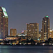 San Diego Skyline Poster