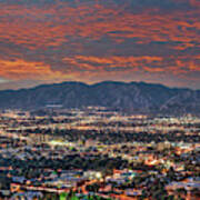 San Fernando Valley Sunset Poster