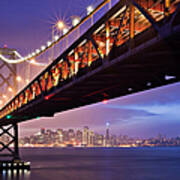 San Francisco Bay Bridge Poster