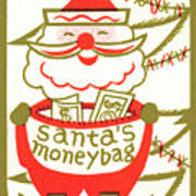 Santa's Moneybag Poster