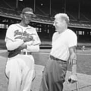 Satchel Paige And Bill Veeck, Jr Poster