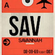 Sav Savannah Luggage Tag I Poster