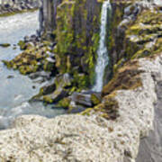 Selfoss Waterfall - Iceland Poster