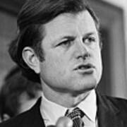 Senator Edward Kennedy At Capitol Poster