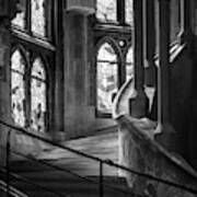 Shadows Of The Sagrada Familia Poster