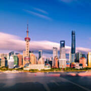 Shanghai Skylines Poster