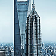 Shanghai Skyscraper Poster