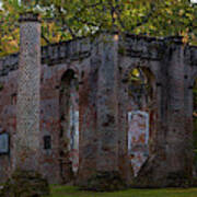 Sheldon Church Ruins At Dawn Poster