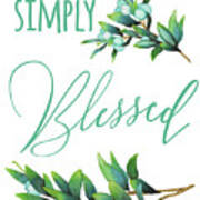 Simply Blessed Poster