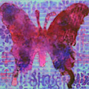 Sing Butterfly Poster