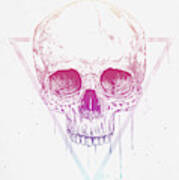 Skull In Triangle Poster