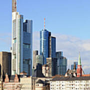Skyscrapers Of Frankfurt Poster