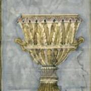 Small Urn And Damask Iv (st) Poster