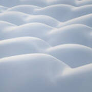 Snow Abstract Poster