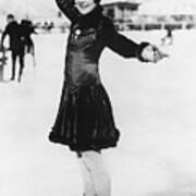 Sonja Henie Figure Skating Poster