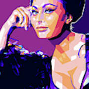 Sophia Loren Pop Art Poster