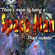 Space Man Poster