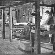 Spitalfields Silk Weavers, 1893. Artist Poster