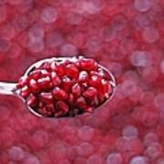 Spoon Of Pomegranate Poster