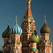 St Basils Cathedral In Red Square Poster