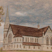 St. Mary's Of Indian River, Painterly Poster
