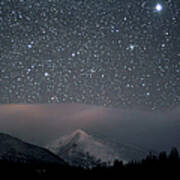 Stars Over Rocky Mountain National Park Poster