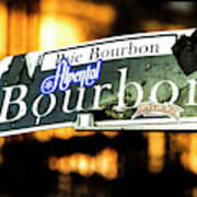 Stickers Of Bourbon St Poster