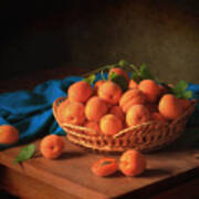 Still Life With Apricots Poster