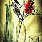 Still Life With Three Vases Poster