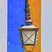 Street Lamp Of Obidos Poster