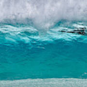 Sublime Surfer In The Blue Poster