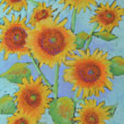 Sunflowers 8 Poster