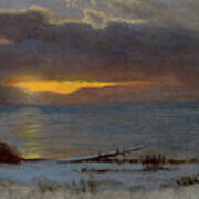 Sunrise On Lake Tahoe, California, 1872 Poster