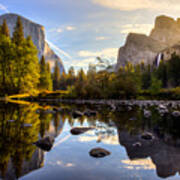 Sunrise On Yosemite Valley Yosemite Poster