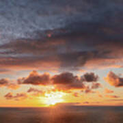 Sunrise Over The Sea Poster