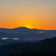 Sunrise Overlooking The French Broad River Poster