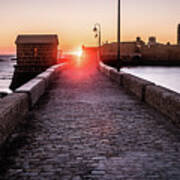 Sunset In Cadiz - Andalucia, Spain - Travel Photography Poster
