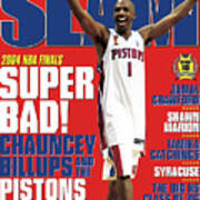 Super Bad! Chauncey Billups And The Pistons Beat The Odds Slam Cover Poster