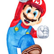 Super Mario Fan Art Poster