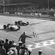 Surtees Wins At Monza Poster