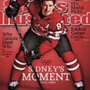 Team Canada Sidney Crosby, 2010 Vancouver Olympic Games Sports Illustrated Cover Poster