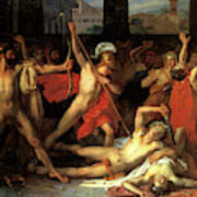 Telemachus Killing The Suitors Poster