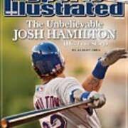 Texas Rangers Josh Hamilton... Sports Illustrated Cover Poster